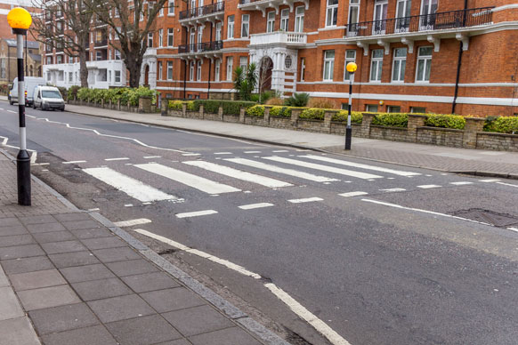 crosswalk on Abbey Road in London